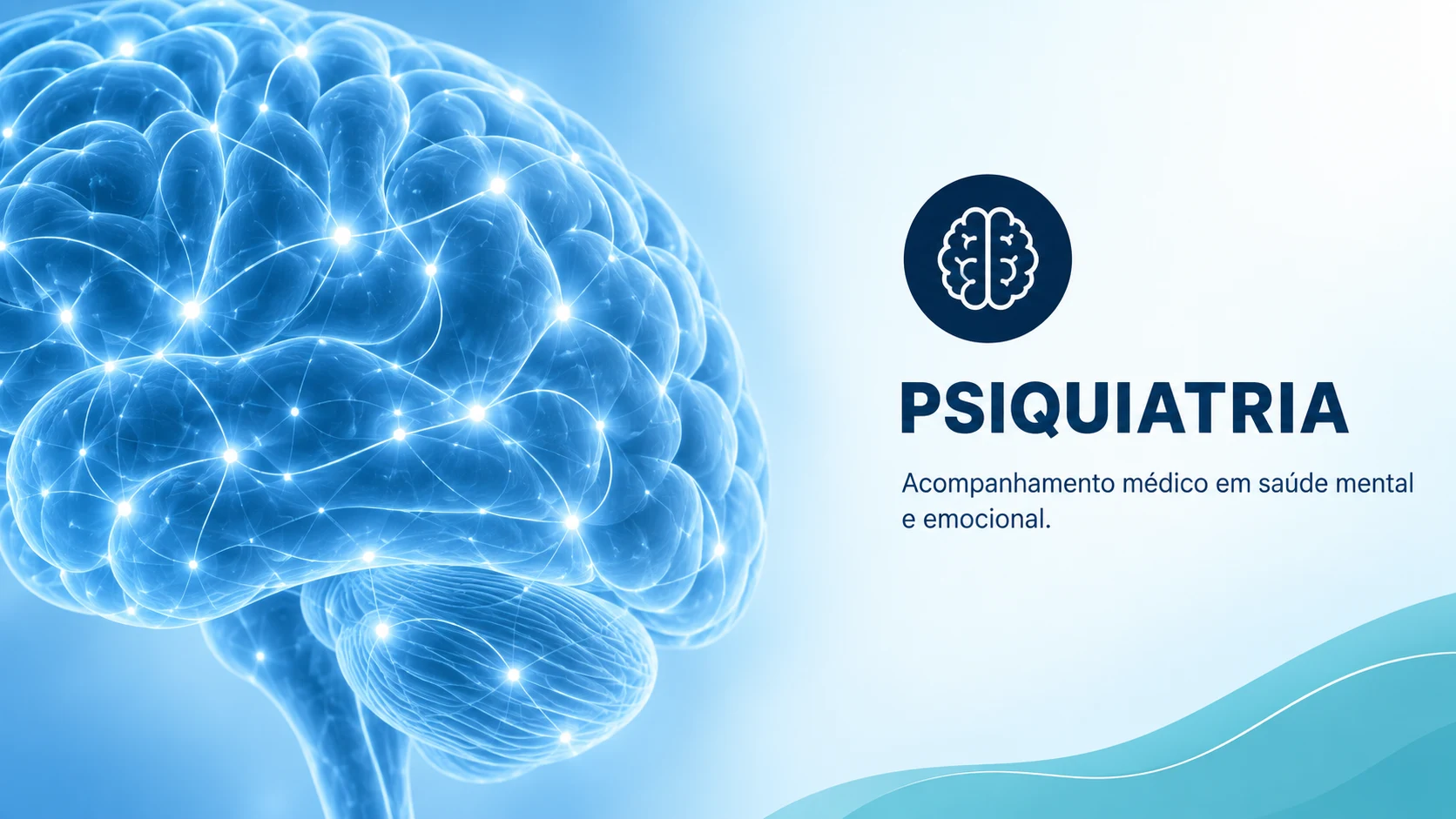 Psiquiatria — Acompanhamento médico em saúde mental e emocional.